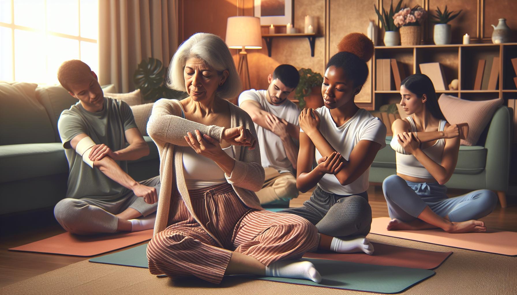 Efektivní domácí cvičení na bolest lokte