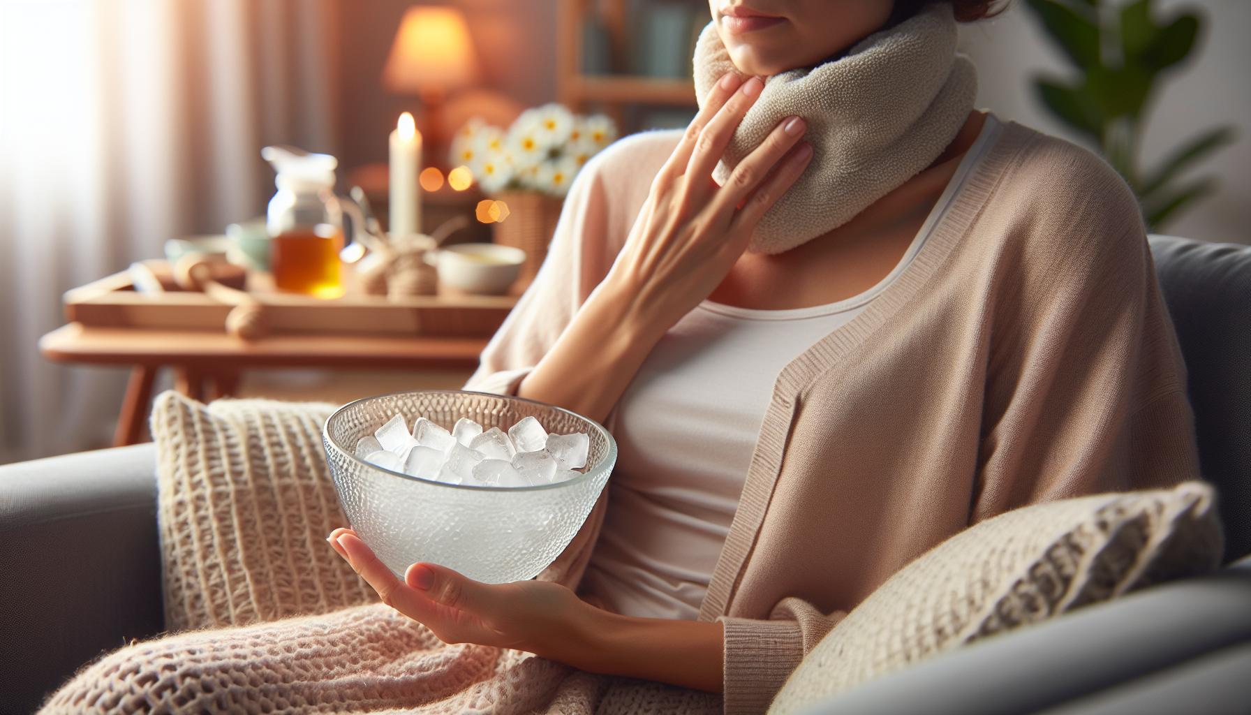 Jaké jsou výhody studených obkladů na bolest v krku?