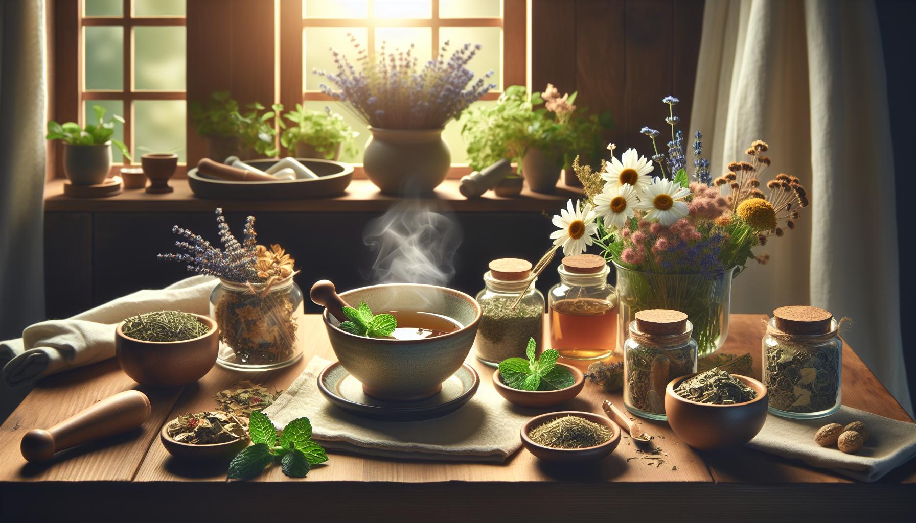 Jak připravit bylinné čaje na bolest hlavy