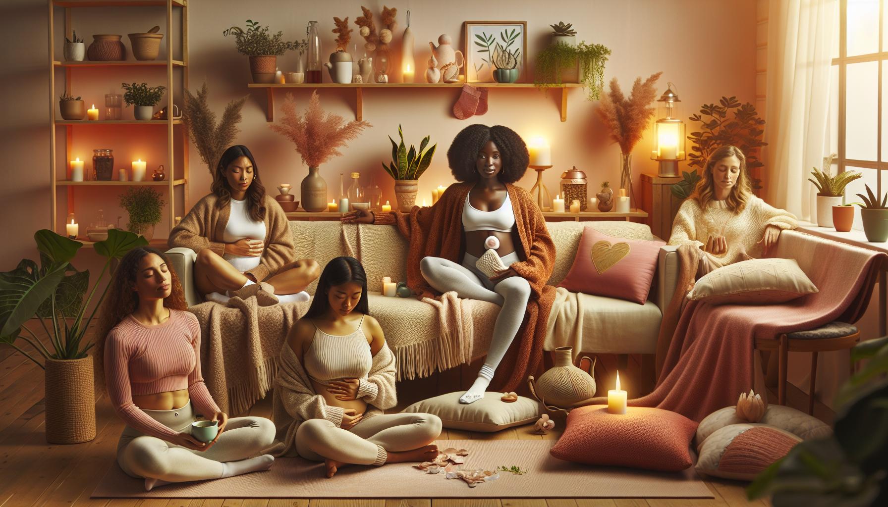 Pohodlí při menstruaci: Jak správně odpočívat