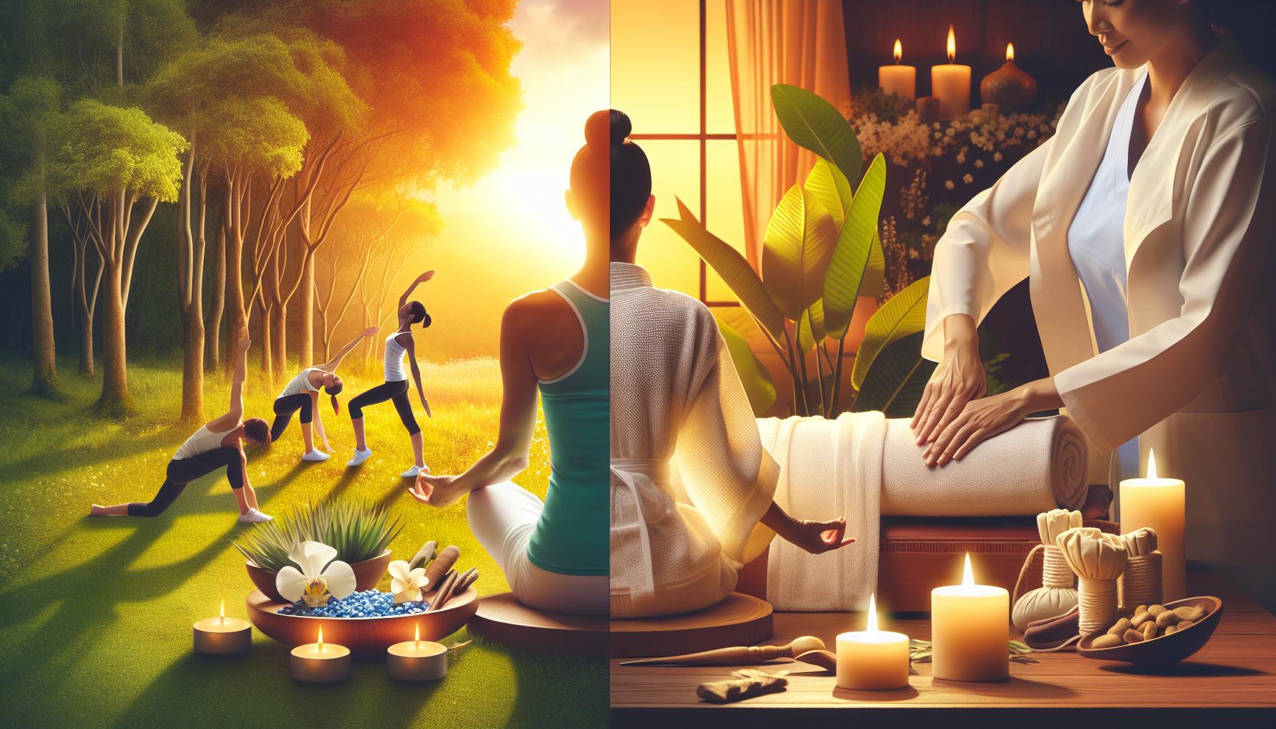 Srovnání: Cvičení versus masáže pro úlevu