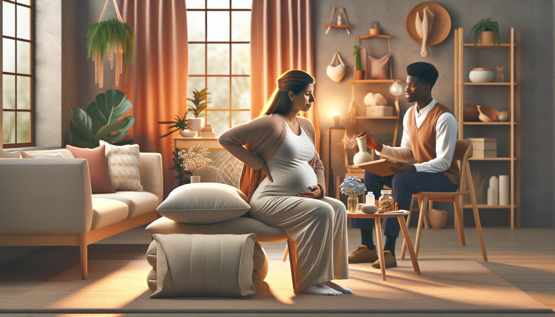 Co způsobuje bolest kříže v těhotenství?